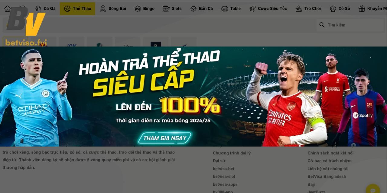Màn hình cá cược thể thao trong B52 Club